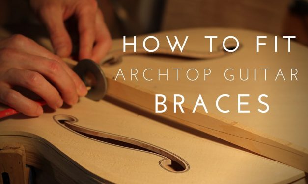 How To Fit Archtop Guitar Braces