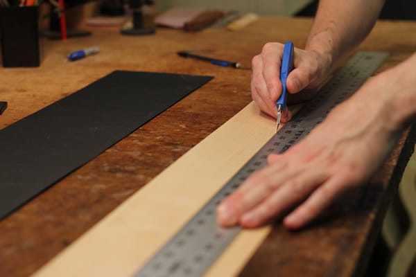 Cut Wood Veneer Inlay Strips. Perfect Every Time! 