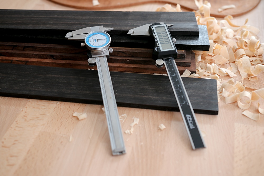 Calipers for woodworking