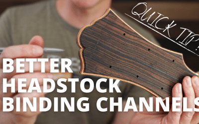 Better Guitar Headstock Binding Channels