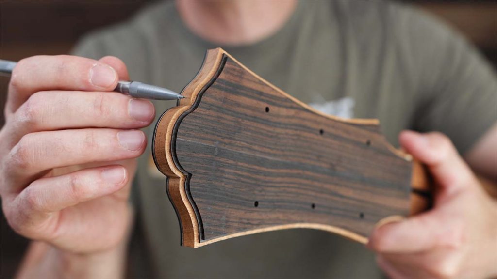 Better Guitar Headstock Binding Channels The Art Of Lutherie