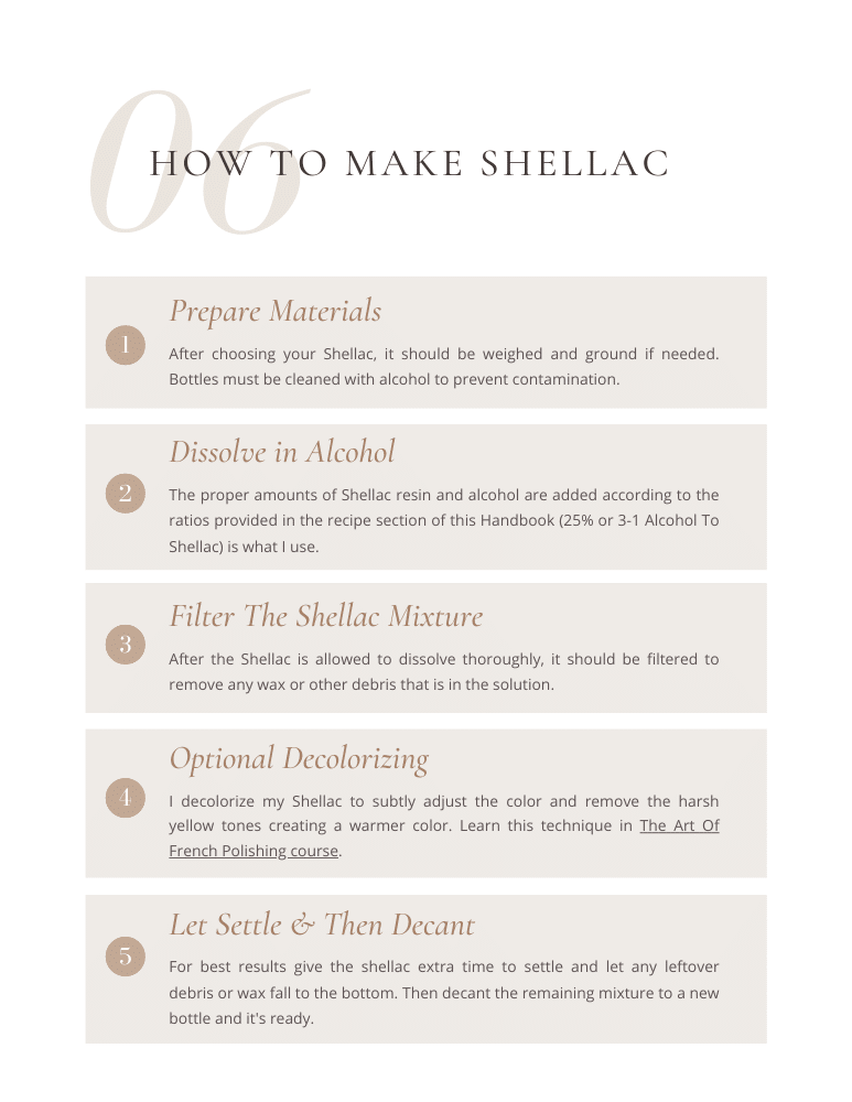 How To Make Shellac With A Coffee Grinder