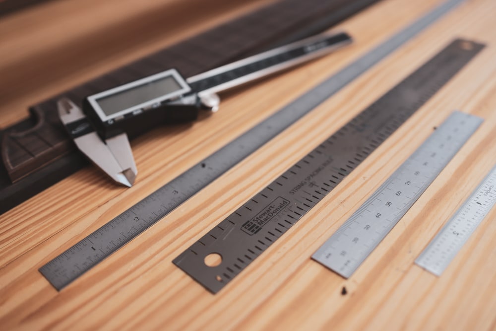 Luthier rulers and measuring tools