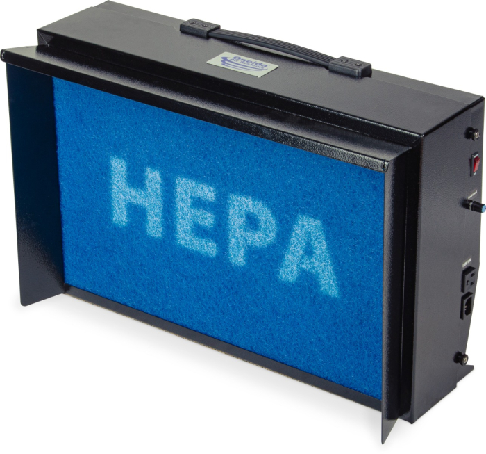 benchtop pro hepa labeled dust collector