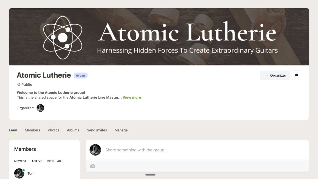 Atomic Lutherie Discussion group